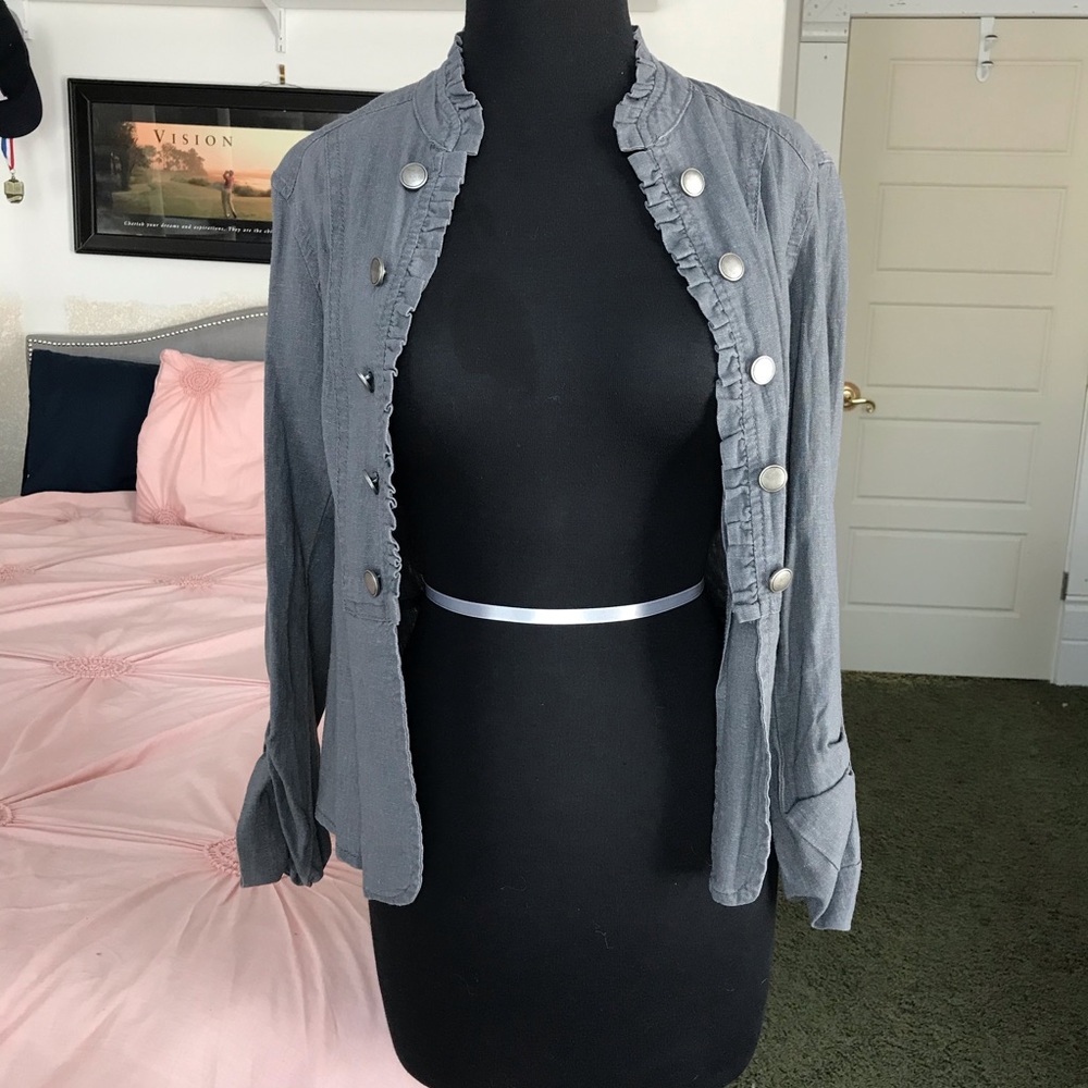 Maurices Frilled Decorated Jacket
